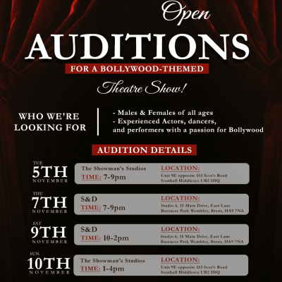 Bollywood Audition Poster 1